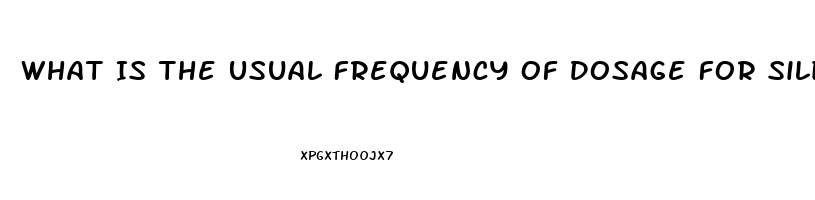 What Is The Usual Frequency Of Dosage For Sildenafil