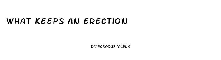 What Keeps An Erection