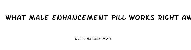 What Male Enhancement Pill Works Right Away