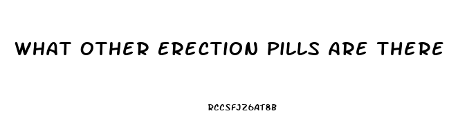 What Other Erection Pills Are There