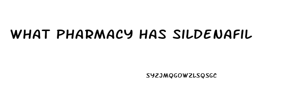 What Pharmacy Has Sildenafil