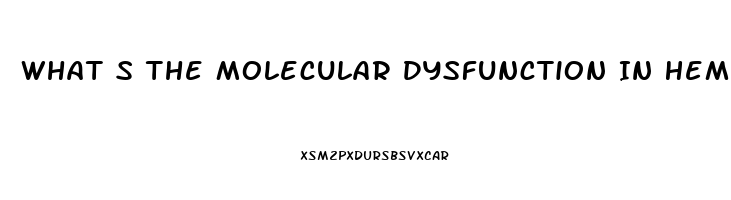 What S The Molecular Dysfunction In Hemophilia