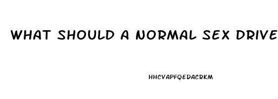 What Should A Normal Sex Drive Be