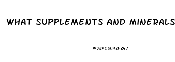 What Supplements And Minerals Cause Impotence