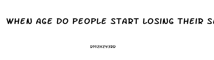 When Age Do People Start Losing Their Sex Drive