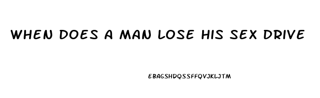 When Does A Man Lose His Sex Drive