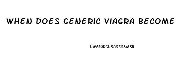 When Does Generic Viagra Become Available