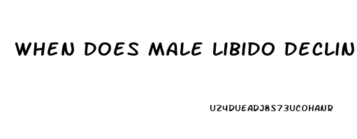 When Does Male Libido Decline