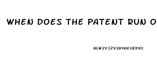 When Does The Patent Run Out On Viagra