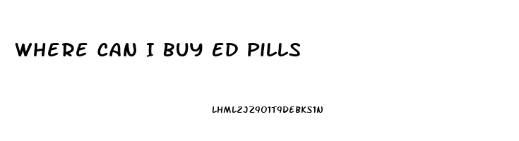 Where Can I Buy Ed Pills