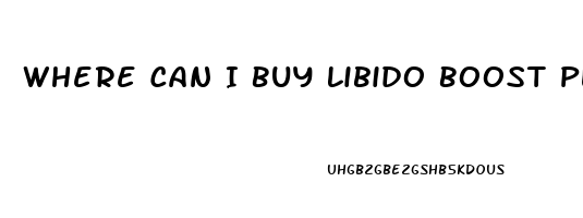 Where Can I Buy Libido Boost Plus