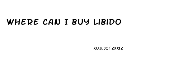 Where Can I Buy Libido