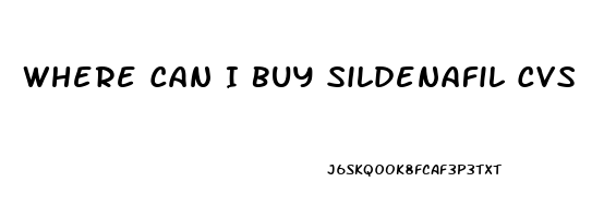 Where Can I Buy Sildenafil Cvs