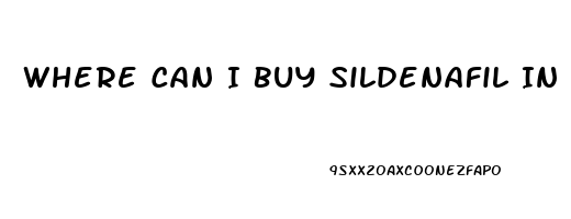 Where Can I Buy Sildenafil In The Uk