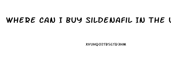 Where Can I Buy Sildenafil In The Uk