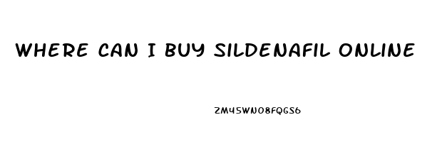 Where Can I Buy Sildenafil Online