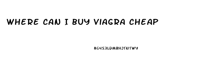 Where Can I Buy Viagra Cheap