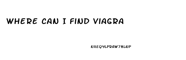 Where Can I Find Viagra