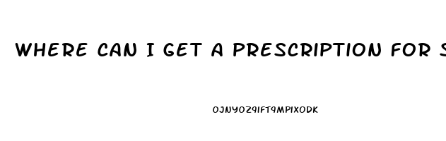 Where Can I Get A Prescription For Sildenafil