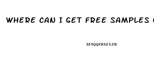 Where Can I Get Free Samples Of Viagra