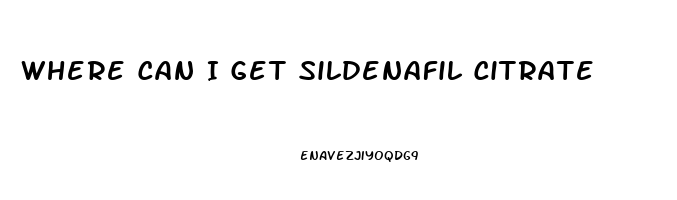 Where Can I Get Sildenafil Citrate