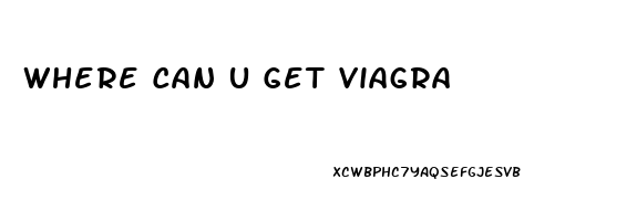 Where Can U Get Viagra