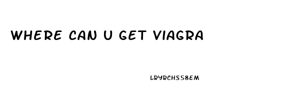 Where Can U Get Viagra