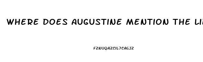 Where Does Augustine Mention The Libido Domini