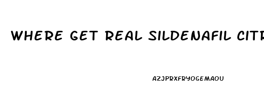 Where Get Real Sildenafil Citrate