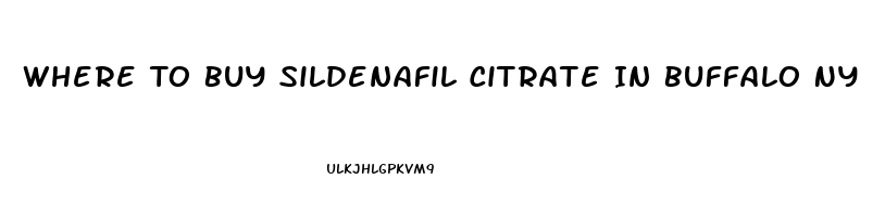 Where To Buy Sildenafil Citrate In Buffalo Ny