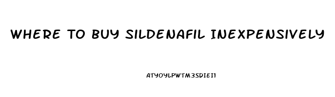 Where To Buy Sildenafil Inexpensively