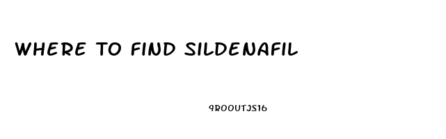 Where To Find Sildenafil