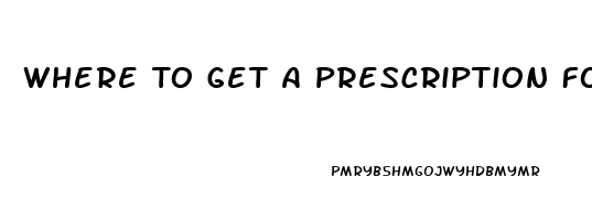 Where To Get A Prescription For Sildenafil