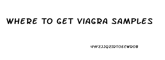 Where To Get Viagra Samples