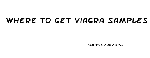 Where To Get Viagra Samples