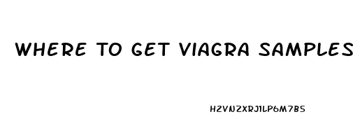 Where To Get Viagra Samples