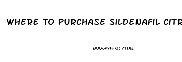 Where To Purchase Sildenafil Citrate Tablets