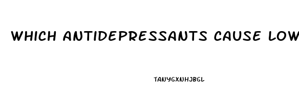 Which Antidepressants Cause Low Libido