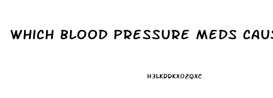 Which Blood Pressure Meds Cause Impotence