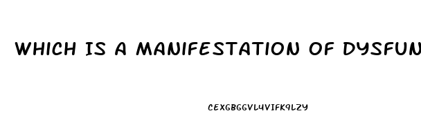 Which Is A Manifestation Of Dysfunction Of Cranial Nerve Iii