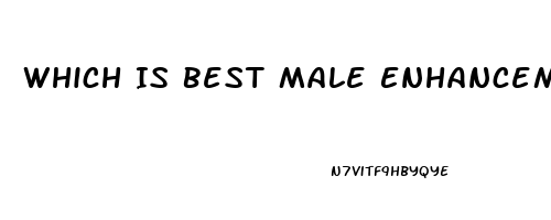 Which Is Best Male Enhancement Pill