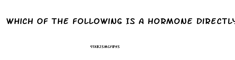 Which Of The Following Is A Hormone Directly Related To The Human Sex Drive