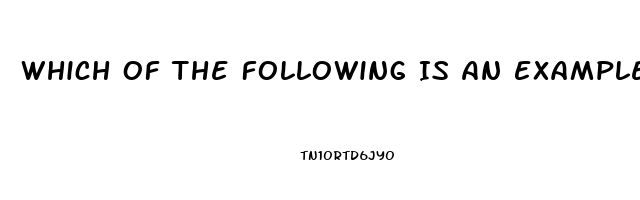 Which Of The Following Is An Example Of A Sexual Dysfunction
