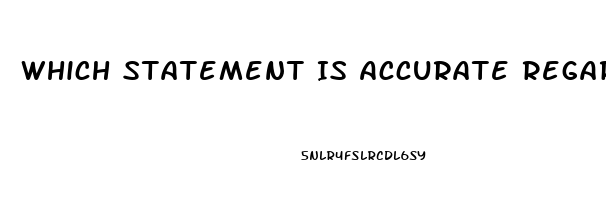 Which Statement Is Accurate Regarding Sildenafil