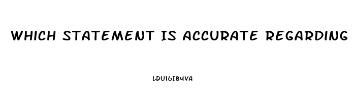 Which Statement Is Accurate Regarding Sildenafil