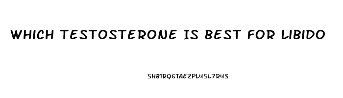 Which Testosterone Is Best For Libido