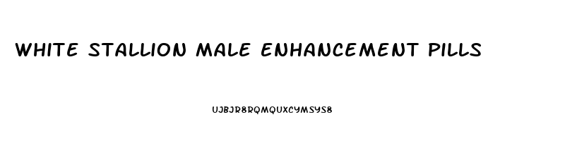 White Stallion Male Enhancement Pills