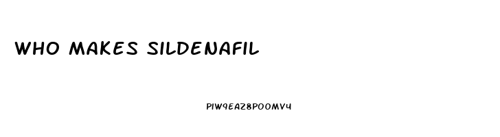Who Makes Sildenafil