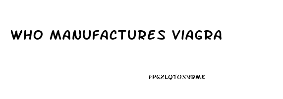 Who Manufactures Viagra