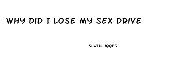 Why Did I Lose My Sex Drive